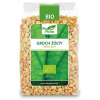 BIOPLANET Groch żółty połówki (400g) - BIO