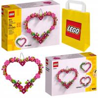 Zestaw Prezent LEGO Creator 40638 OZDOBA W KSZTAŁCIE SERCA Klocki 9+ Torba