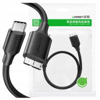 Ugreen kabel przewod USB Typ C - micro USB Typ B SuperSpeed 3.0 1m czarny
