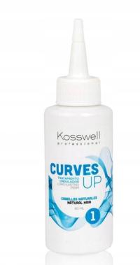 KOSSWELL Curves UP 1 płyn do trwałej - włosy naturalne 80ml
