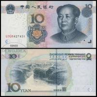 BNB - CHINY 10 Yuan 2005 L0H8 4905342 # P904b # UNC