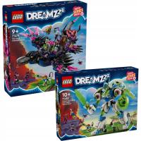 LEGO DREAMZZZ 71478 Północny kruk Nigdywiedźmy 71485 Mech-rycerz Mateo