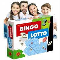 GRA PLANSZOWA Logiczna dla DZIECI 2w1 Bingo Lotto