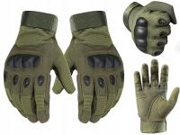 RĘKAWICZKI RĘKAWICE TAKTYCZNE PIĘCIOPALCZASTE WOJSKOWE SURVIVAL XL BOJOWE