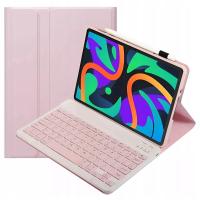 Etui Alogy z klawiaturą bezprzewodową różowe do Lenovo Tab M11 10.95