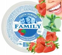 Proszek do Czyszczenia Zębów RODZINNY Truskawka 75g FITO
