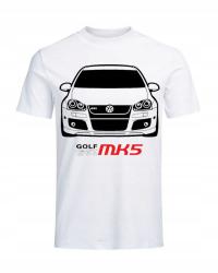 T-SHIRT MĘSKA KOSZULKA VOLKSWAGEN VW GTI RLINE VW GOLF MK 5 ROZMIAR L