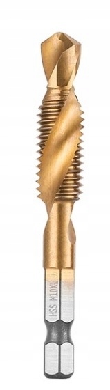 WIERTŁO GWINTUJĄCE HSS TIN M6x1,0 KORONET PREMIUM LINE