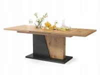 NOBLE NOIR Oak Artisan / Антрацит / раскладной стол