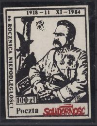 SOLIDARNOŚĆ - 1984 ROK 66 ROCZNICA NIEPODLEGŁOŚCI