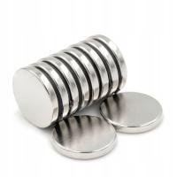 Неодимовый цилиндрический Магнит 14X2 мм, мощный круглый диск, охотник - 10 шт.