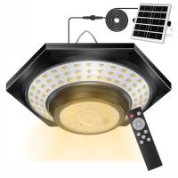 ŻYRANDOL LAMPA SOLARNA LED WISZĄCA SUFITOWA + PILOT OGRODOWA CZUJNIK RUCHU