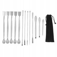 13 SZT. SZPATUŁKI LABORATORYJNE - ZESTAW