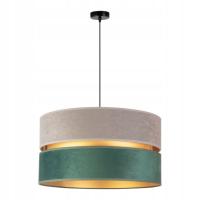 Lampa wisząca Goldie Duo 1 x E27 zielona