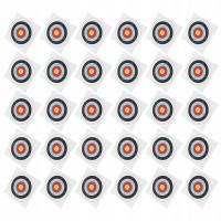 30 sztuk tarcza do łucznictwa papierowa tarcza refleksyjna z OF