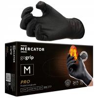 Нитриловые перчатки Gogrip Black Mercator Medical 50 шт.