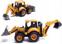 KOPARKA DWIE ŁYŻKI RUCHOME regulowane ELEMENTY Pojazd CIĘŻAROWY GUMOWE KOŁA