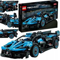 ZESTAW KLOCKI LEGO BUGATTI BOLIDE AGILE BLUE SAMOCHÓD SPORTOWY LUKSUSOWY XL