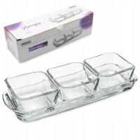 zestaw miseczek szklanych dip barbeque 3szt. 1789