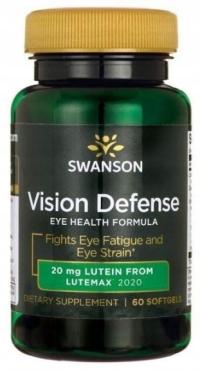 Swanson Vison Defense 60kaps. Niebieskie światło Prawidłowe widzenie