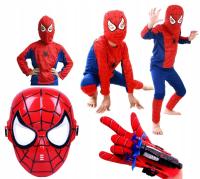 Человек-паук наряд костюм со стрелкой пусковая Маска 98/110 4-6 лет S