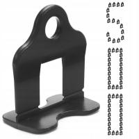 SIMPLEFIX SYSTEM POZIOMOWANIA PŁYTEK 500 KLIPSÓW, FUGA 1mm, KOLOR CZARNY