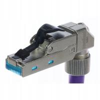 MOLEX модульный угловой разъем RJ45 кат. 6а экранированный