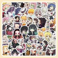 60 sztuk Demon Slayer Anime naklejki dekoracyjne walizka Scrapbooking