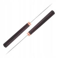 2x Skórzane narzędzie do dziurkowania szydła Ergonomiczne wypalanie Spiczasta końcówka Ręcznie robione Slender