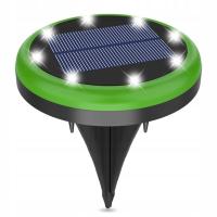 Zasilana energią słoneczną lampa krajobrazowa z czujnikiem Patio Yard Walkway Lampa LED-zielona