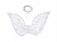 Крылья ангела Ангела 70x50 см полный комплект с ореолом натуральные перья Яселька