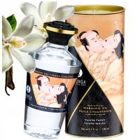 Эротическое массажное масло съедобное ванильное согревающее 100мл Шунга