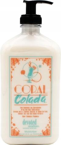 Devoted Coral Colada krem nawilżający po opalaniu z solą morską i bawełną