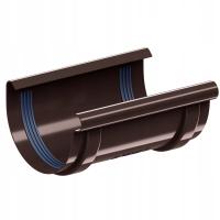 ZŁĄCZKA RYNNA KROP PCV fi 100 ral 8017 BRĄZ