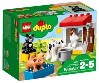 LEGO Duplo 10870 Zwierzątka hodowlane - krówka świnka kura kot - farma