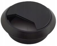 Черная круглая втулка 60 мм для столов DAMING