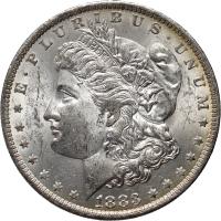 USA, dolar 1883 O, Morgan. #TA#