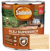 МАСЛО SADOLIN SUPERDECK ДЛЯ ТЕРРАС БЕСЦВЕТНОЕ 2,5 Л