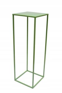 KWIETNIK METAL LOFT 40CM -STOJAK NA KWIATY PISTACJOWY