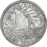 Francja, Comité du sud-ouest, 5 Centimes, 1930, AU