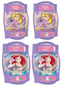 4x Ochraniacze na kolana łokcie na rolki wrotki rower Księżniczki Princess