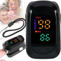 PULSOKSYMETR PULSOMETR NAPALCOWY URZĄDZENIE DO MIERZENIA TĘTNA SATURACJI