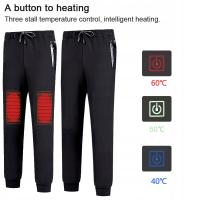 USB Elektryczne podgrzewane spodnie 3 strefy grzewcze zimowe spodnie CZ