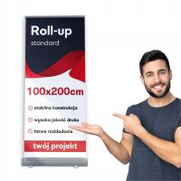 ROLL-UP 100x200 см твердый, высокое качество печати