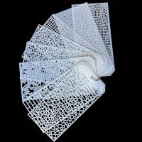 Zestaw 8 szablonów plastikowych 12×24 cm – scrapbooking, DIY