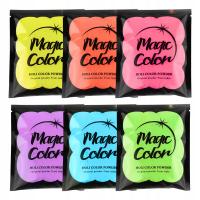 Красочный порошок Холи для фестиваля цвета порошок Холи для бросания 6 шт