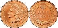 1 cent USA (1898) - Cent z głową Indianina