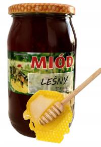 Miód LEŚNY 1100g- naturalny, z polskiej pasieki
