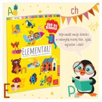 ELEMENTARZ DO NAUKI CZYTANIA - metoda sylabowa 6-7 lat + NAKLEJKI