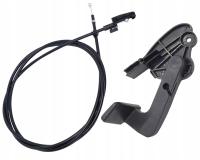 Klamka rączka + linka otwierania maski komplet - Audi A4 B6 / Audi A4 B7